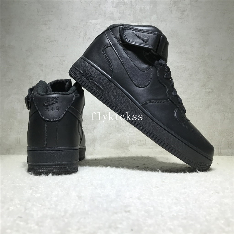 Nike Air Force 1 High Top All Black